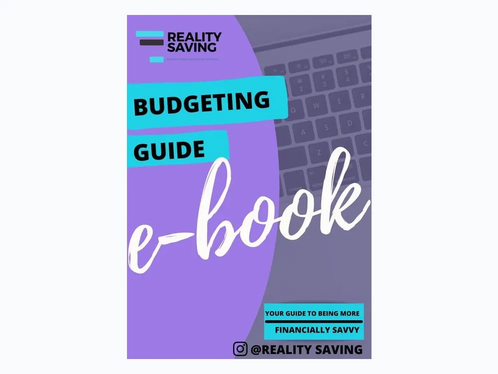 Cover of the Reality Saving Budgeting Guide e-book